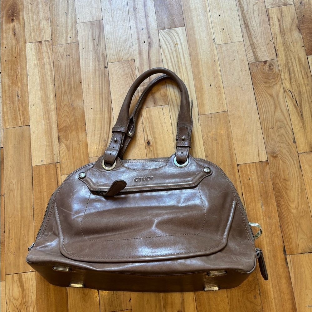 Giudi brown leather Handbag
